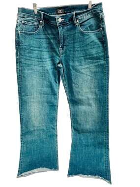 7 for All Mankind Austyn straight leg men's blue jeans